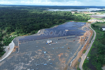 UISOLAR, Belize 24MW 태양광 프로젝트에 ST2 이중 말뚝 지상 설치 시스템 성공적으로 공급